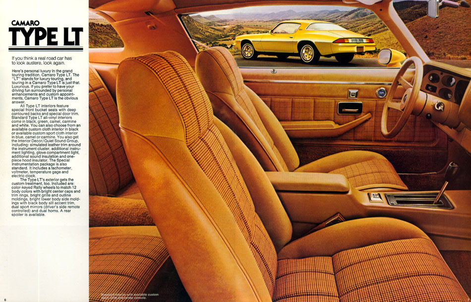 1978 Chev Camaro Brochure Page 5